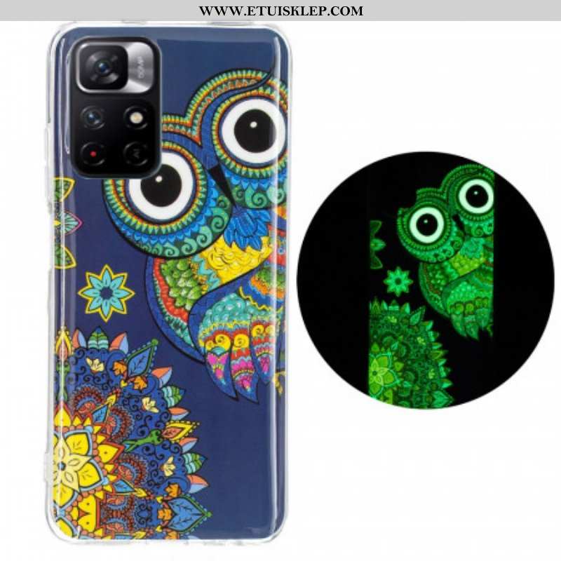 Etui do Xiaomi Redmi Note 11 Pro Plus 5G Fluorescencyjna Mandala Sowa